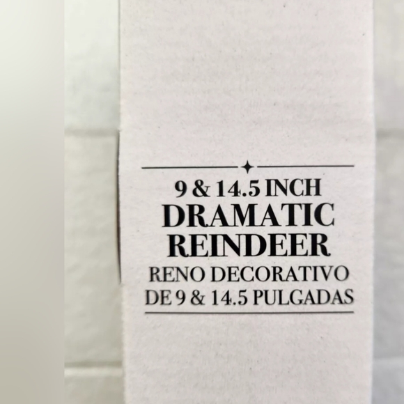 Set Of 2 Merry Moments Antique Black Reindeer Aldi NIB 2024 - Picture 2 of 2